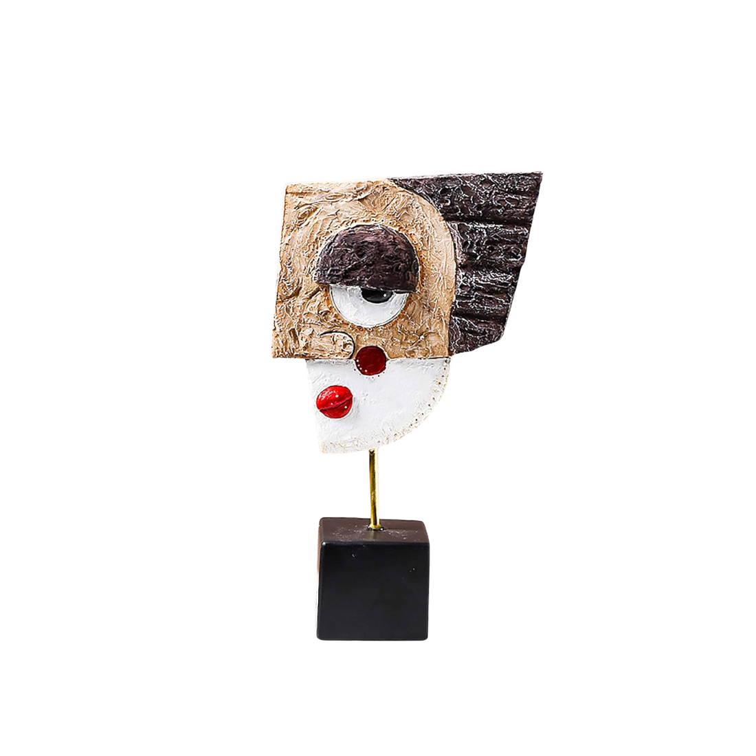 Abstract Face Sculpture