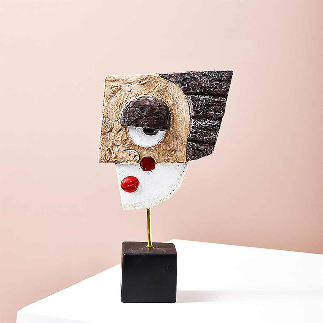 Abstract Face Sculpture