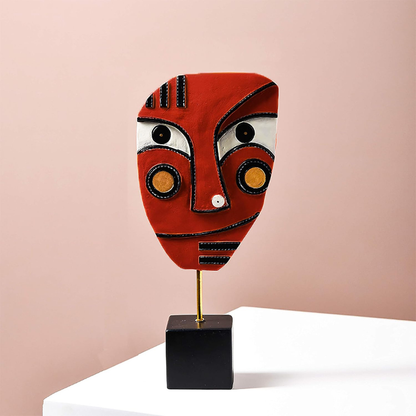 Abstract Face Sculpture