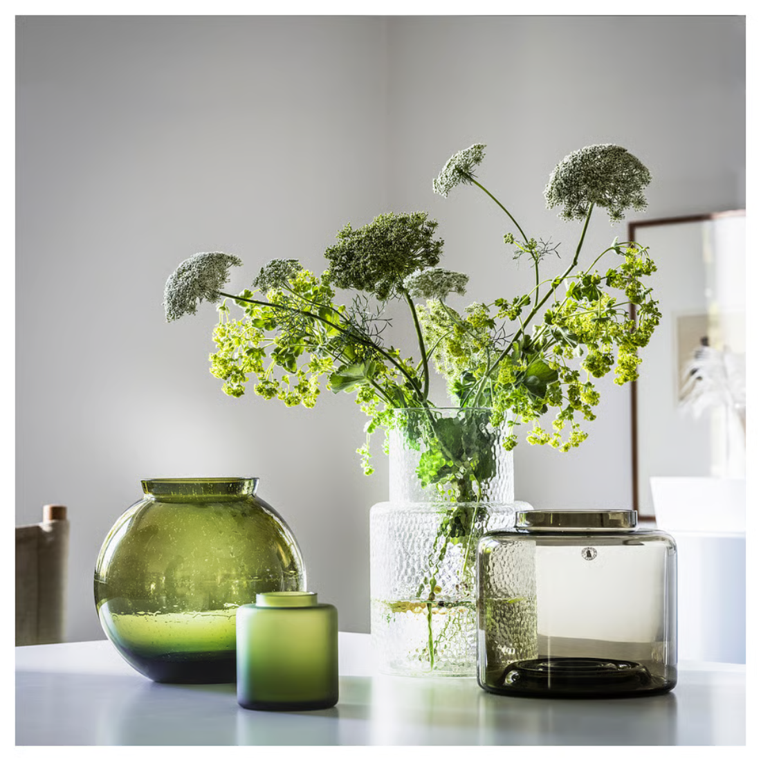Green Pot Vase