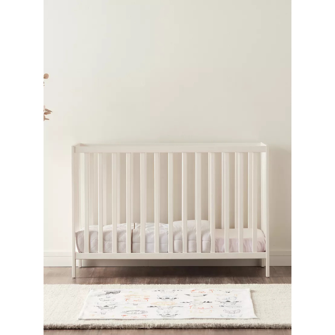 White Baby Crib
