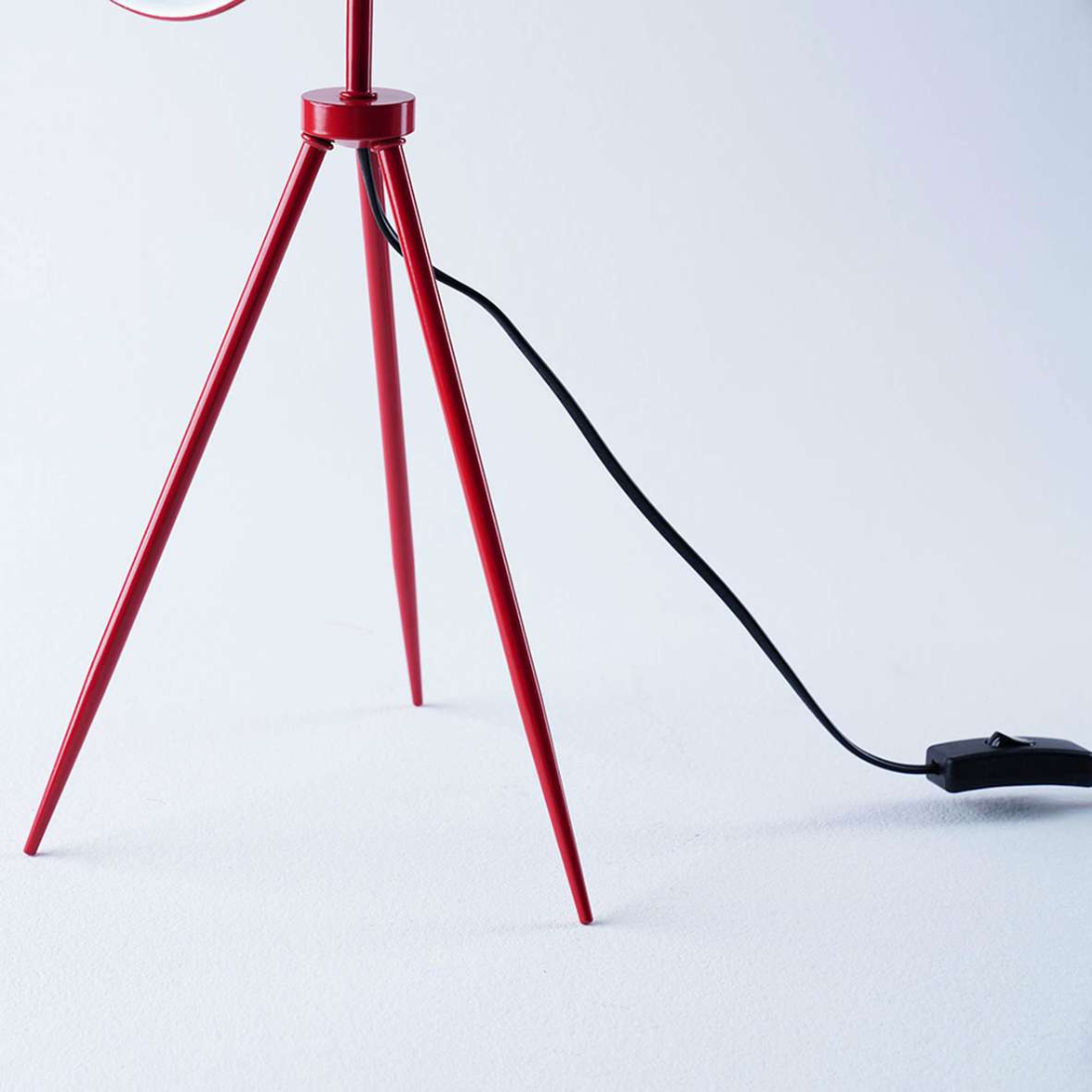 Red Tripod Table Lamp