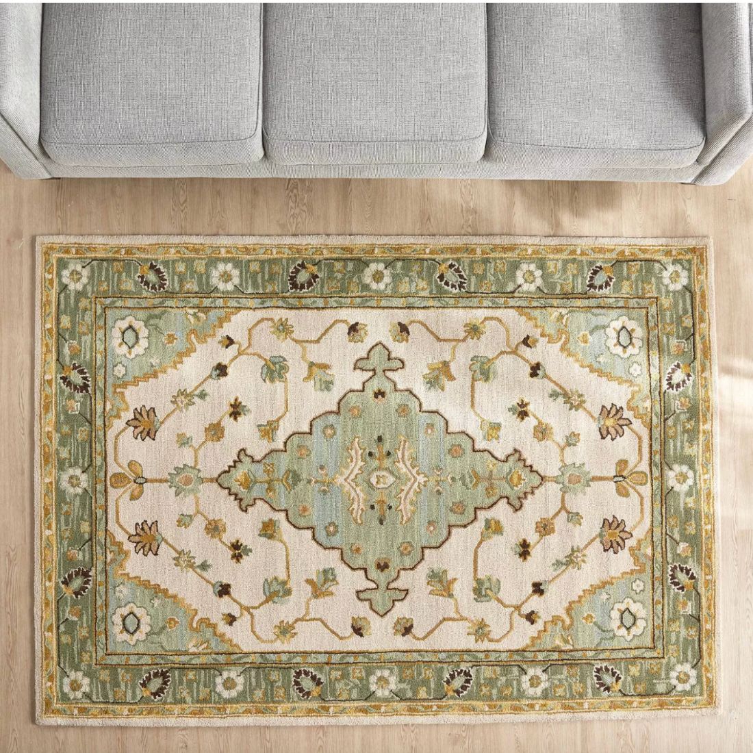 Persian Inspired Hand-tufted Rug