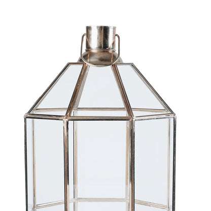 Large Glass Geometric Lantern