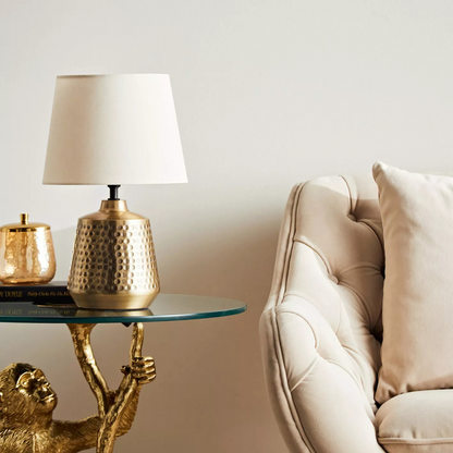 Bronze Hammered Table Lamp