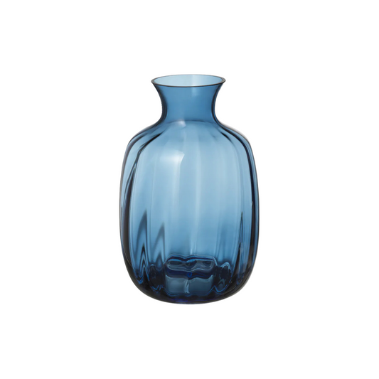 Blue Clear Vase