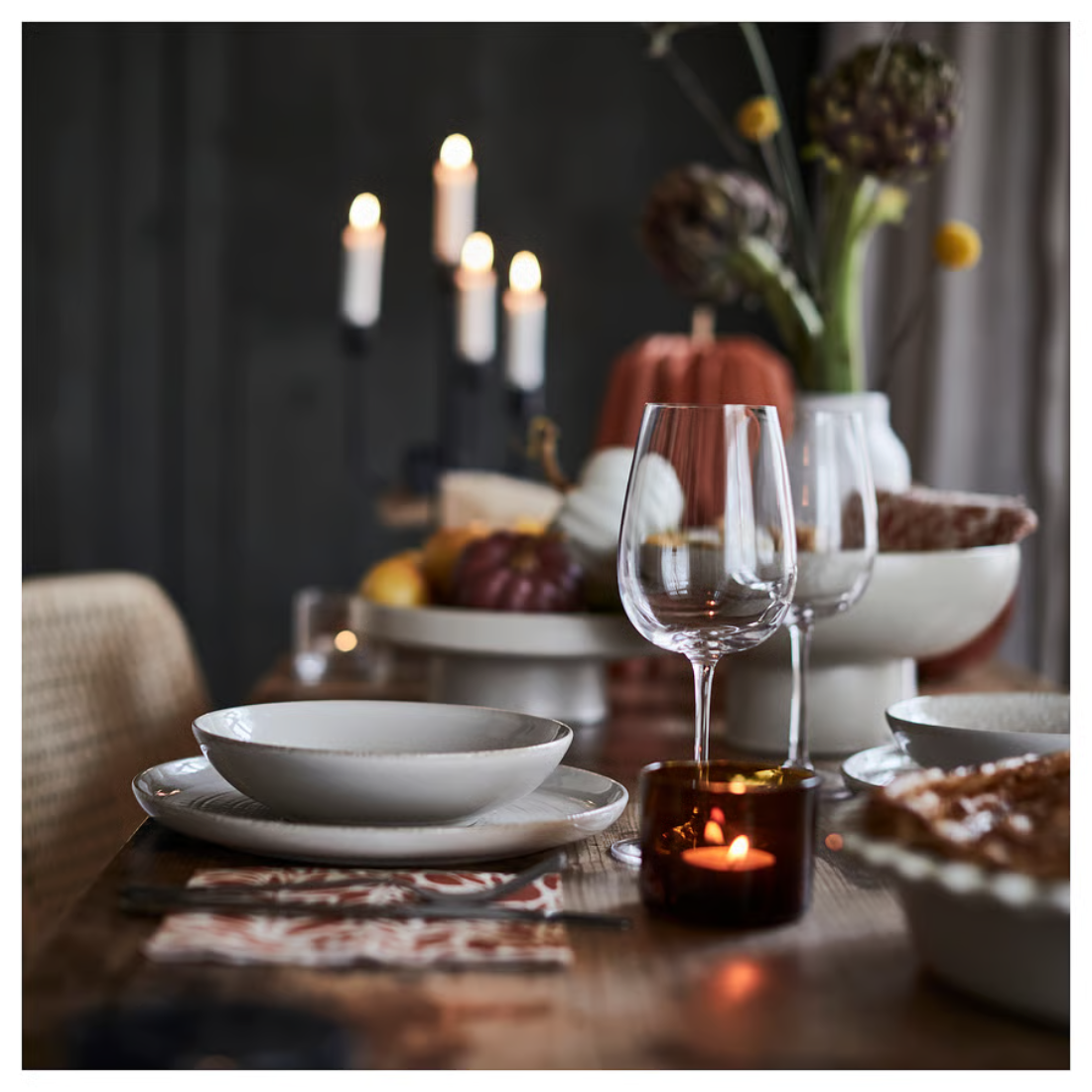 Brown Glass Candle Holder