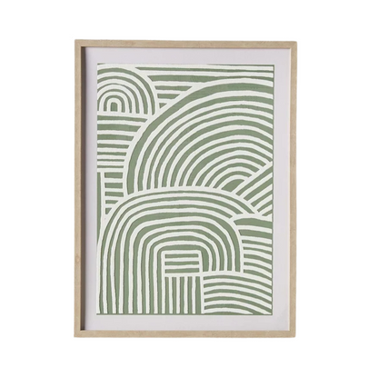 Green Canvas Wall Art