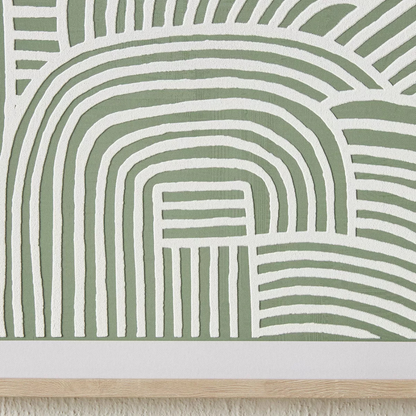 Green Canvas Wall Art