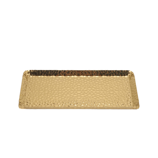 Hammered Gold Trinket Tray