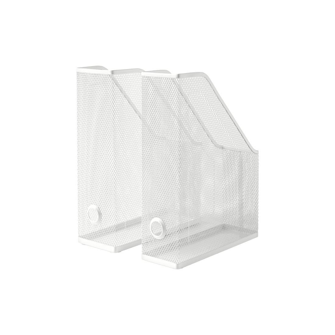 Mesh Magazine File Roco White Mesh Magazine File – Collected Rental Boutique