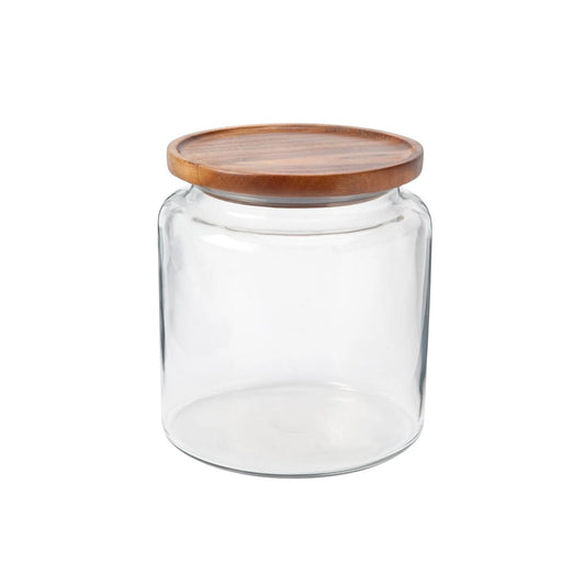 Glass Jar with Acacia Wooden Lid
