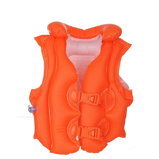 Kids Inflatable Orange Life Vest