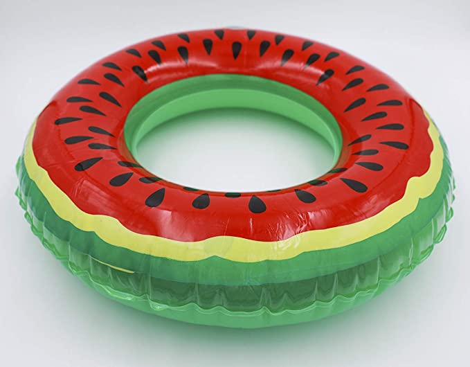 Watermelon Print Inflatable Ring