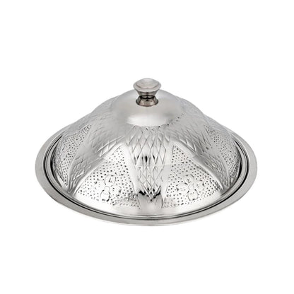 Hammered Silver Ouzi Platter
