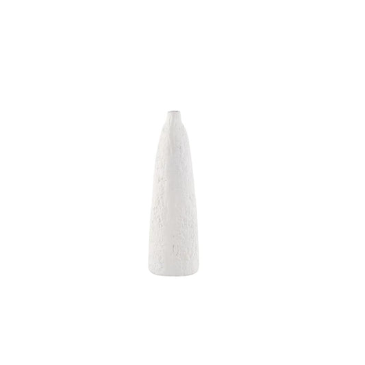 White Ceramic Tall Vase