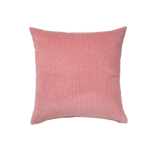 Pink Corduroy Cushion Cover