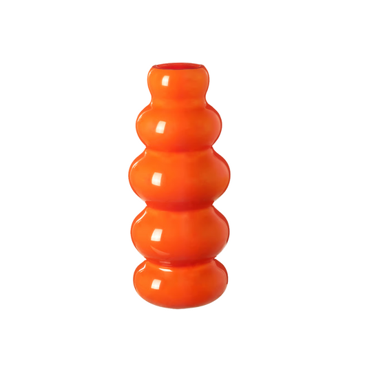 Orange Glossy Vase