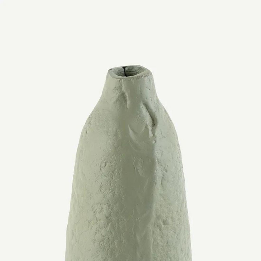 Green Ceramic Tall Vase