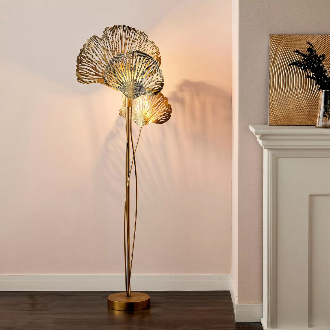 Coral Textured Floor Lamp
