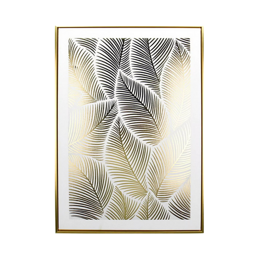 Gold Leaves Framed Artwork