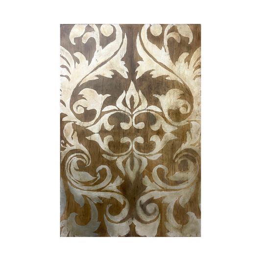 Brown Damask Artwork