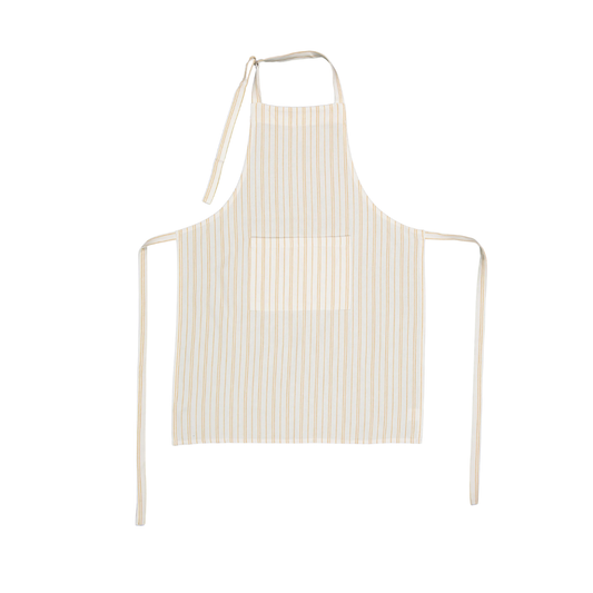 Yellow Striped Apron