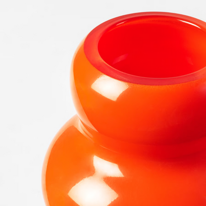 Orange Glossy Vase