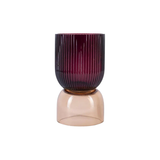 Deep Purple Glass Vase