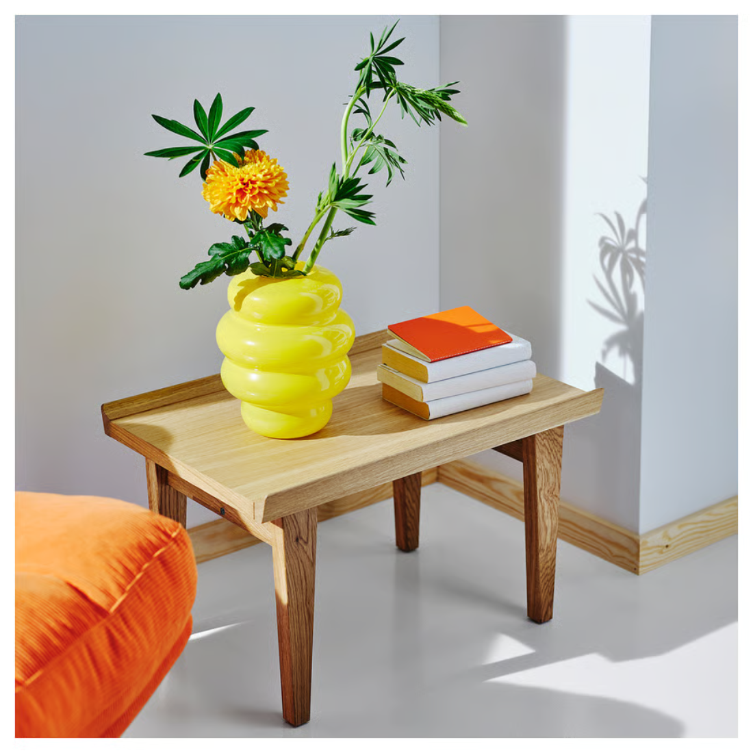 Yellow Glossy Vase