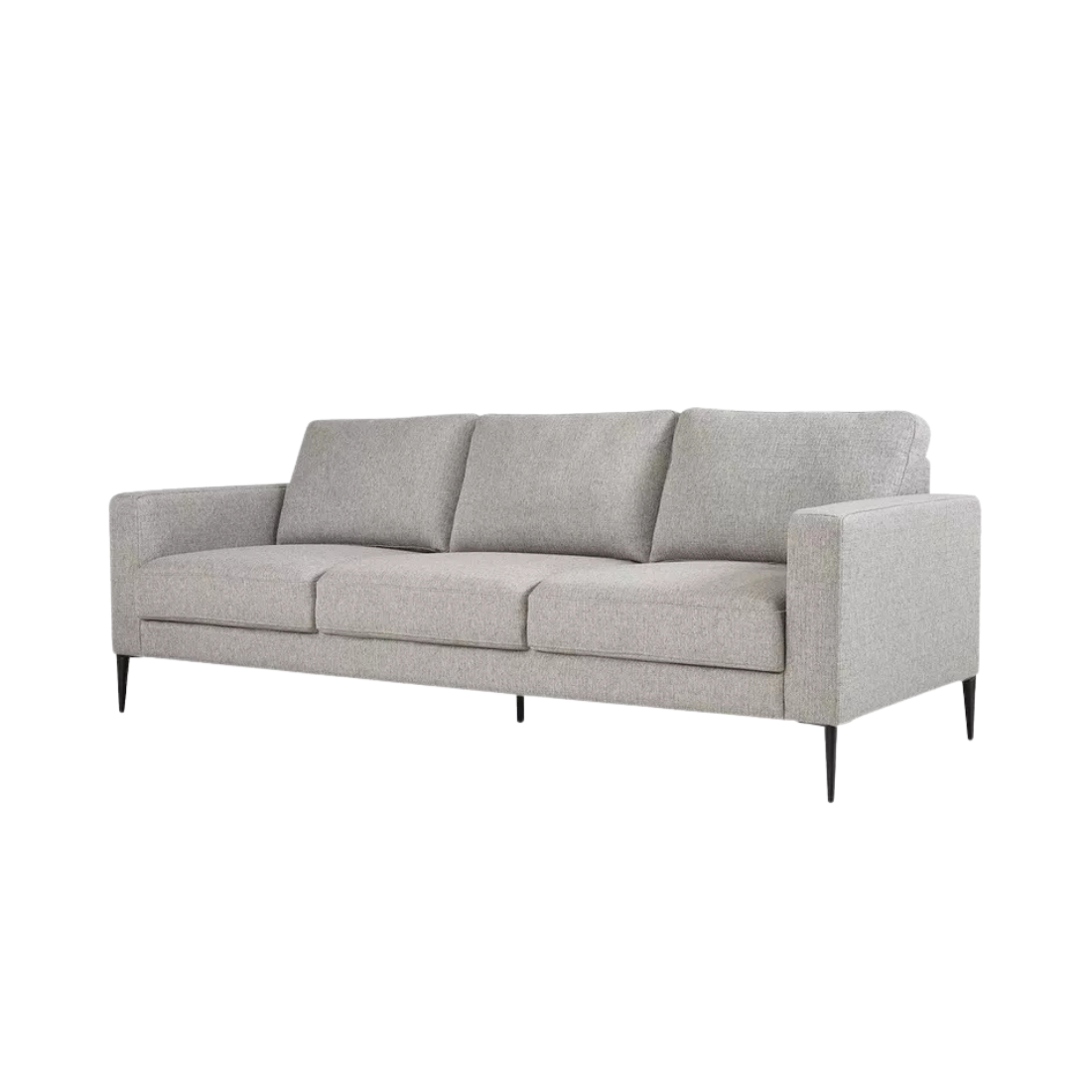 Light Grey Minimalistic  3 Seater Couch