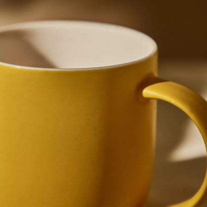 Yellow Porcelain Mug