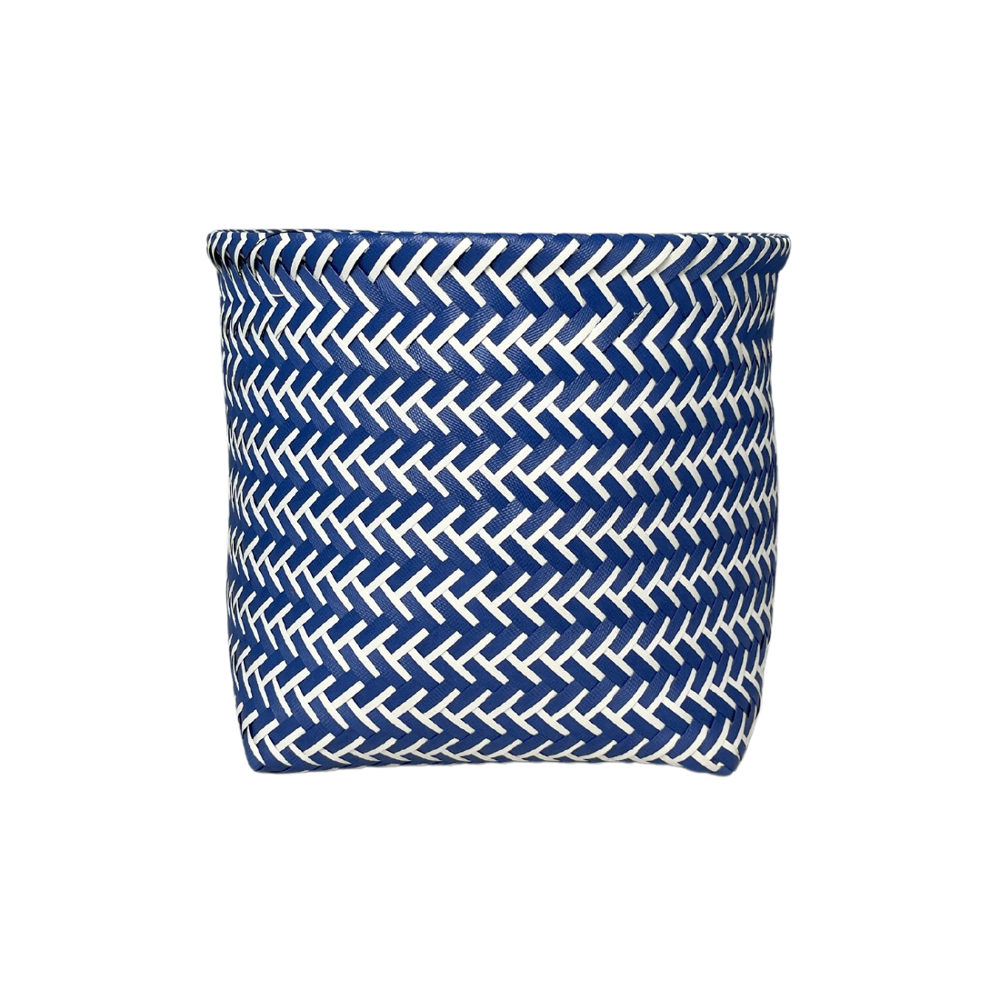 Blue Woven Basket