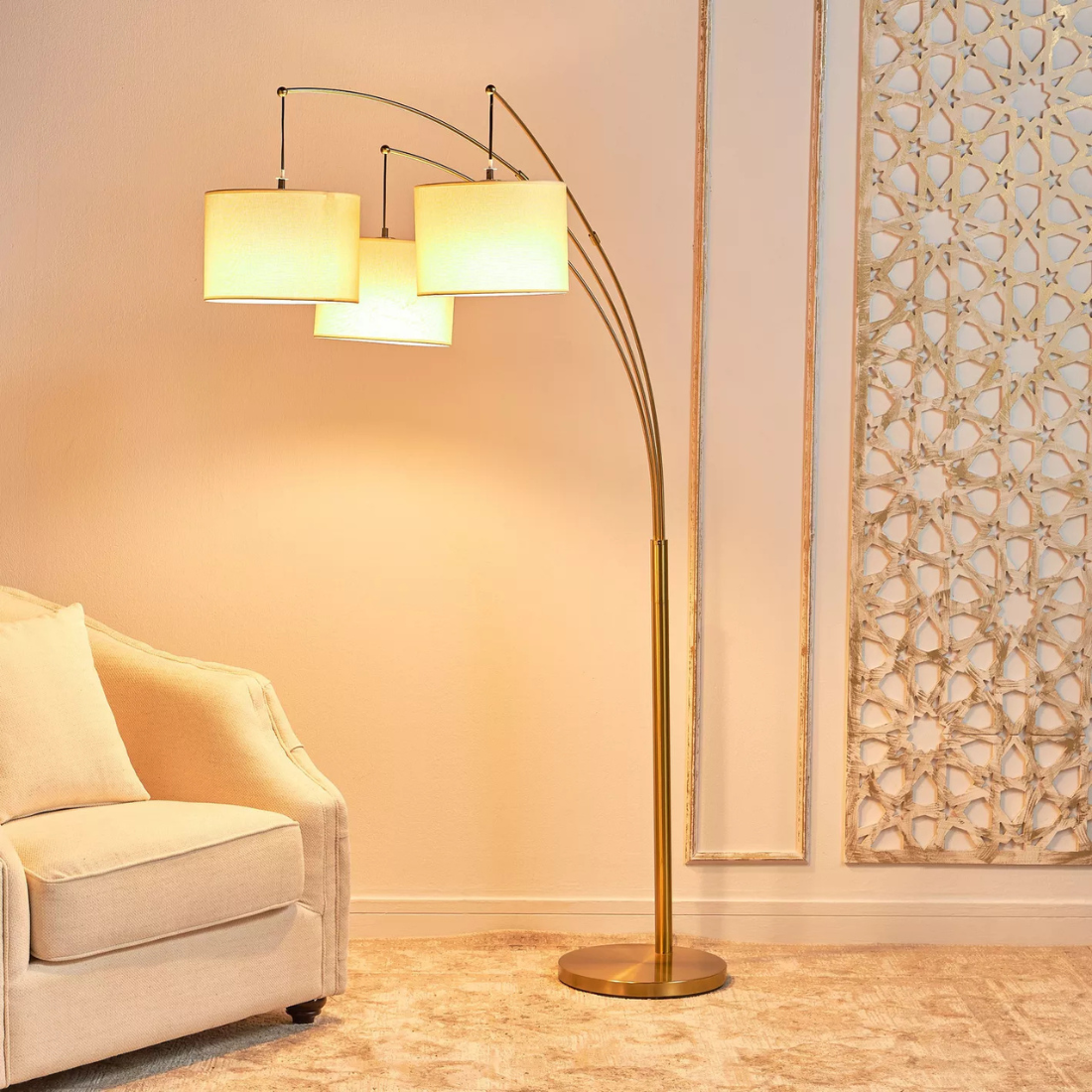 Triple Head Floor Lamp