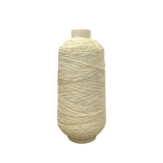 White Thread Cone Vase