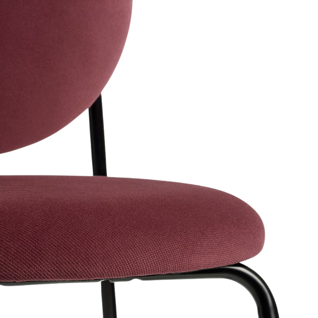 Burgundy Round Chair