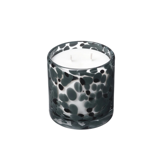 Dark Grey Jar with Scented Candle