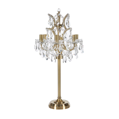 Crystal Chandelier Table Lamp