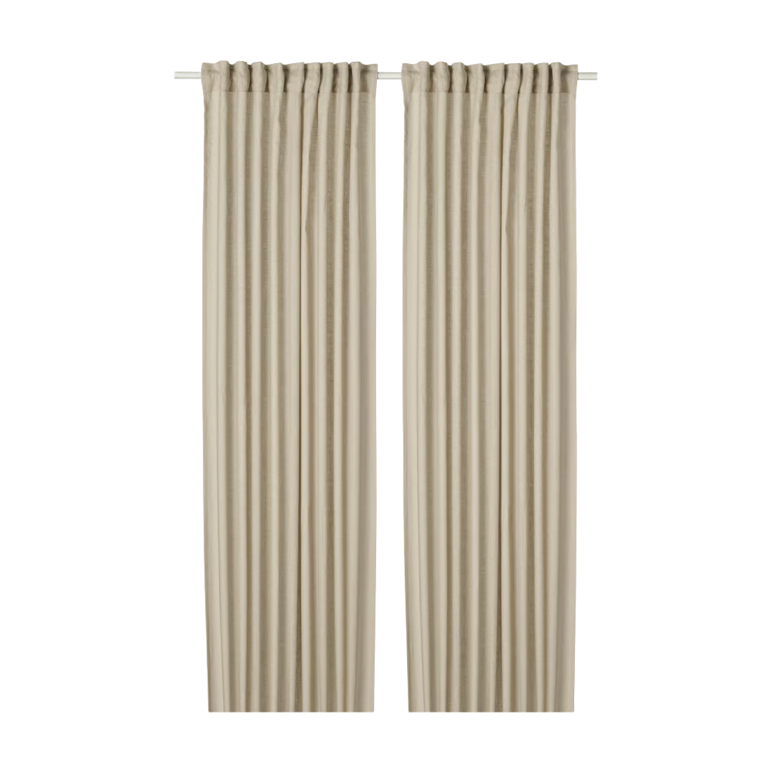 Beige Linen Curtains