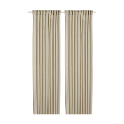 Beige Linen Curtains
