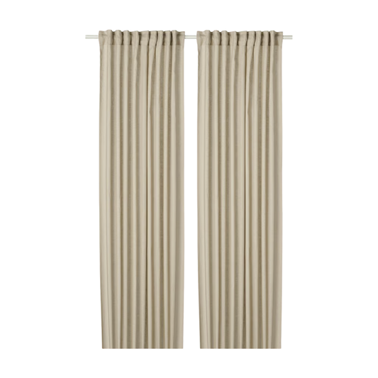 Beige Linen Curtains
