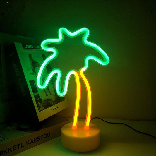 Palm Tree Battery Operated Neon Light
