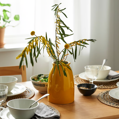 Mustard Yellow Vase