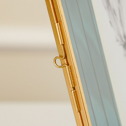 Teal Glass Table Frame