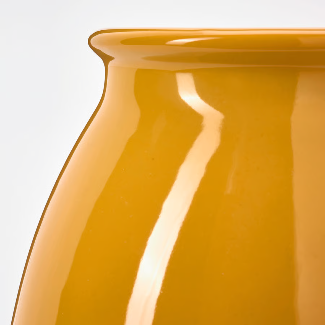 Mustard Yellow Vase