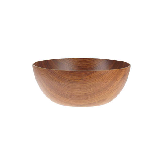 Large Rectangular Wood Finish Melamine Bowl