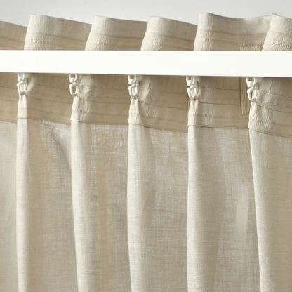 Beige Linen Curtains