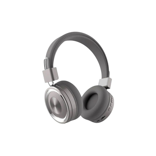 Grey Retro Style Headphones