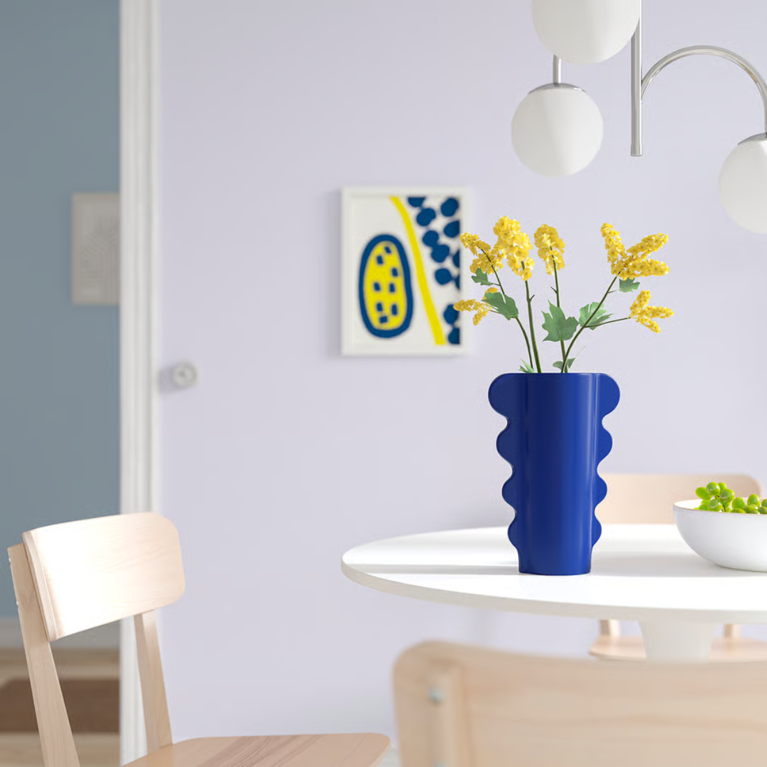Deep Blue Tall Vase