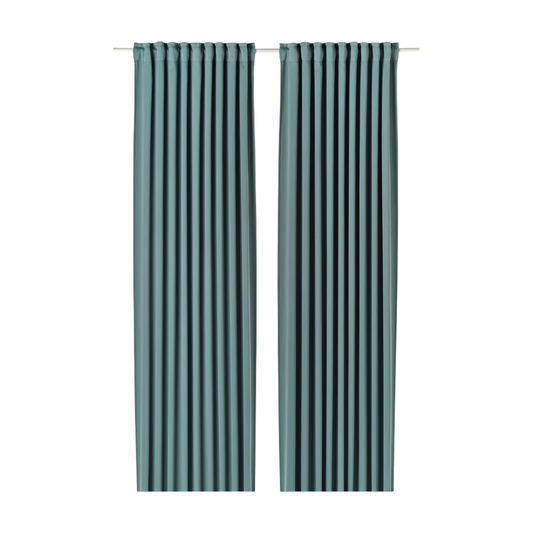 Dark Turquoise Room Darkening Curtains